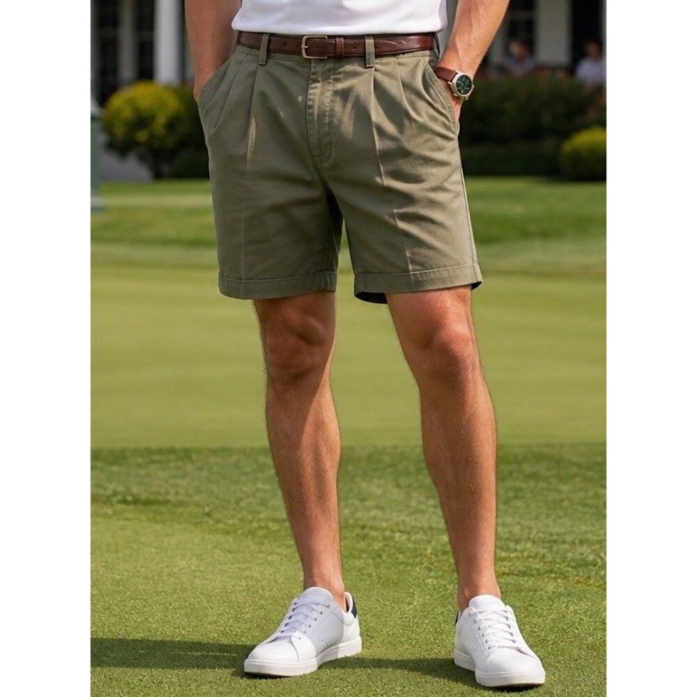 Vintage Ralph Lauren 36 POLO by Ralph Lauren TYLER SHORT Two-pleat Chino Shorts.